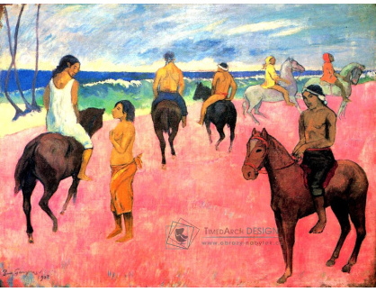R9-263 Paul Gauguin - Jezdci na pláži