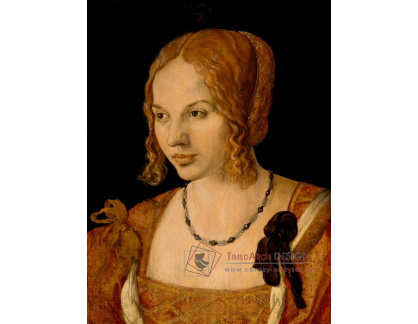 VR12-17 Albrecht Dürer - Portrét Benátčanky