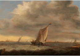 DDSO-1843 Pieter Coopse - Rybářské lodě u pobřeží