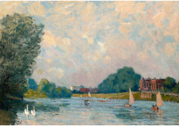 A-1906 Alfred Sisley - Temže v Hampton Court