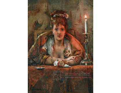 A-4727 Alfred Stevens - Návrat z plesu