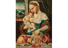 A-8042 Joos van Cleve - Madona s dítětem a knihou