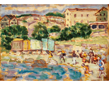 D-7449 Maurice Brazil Prendergast - Pláž a vesnice