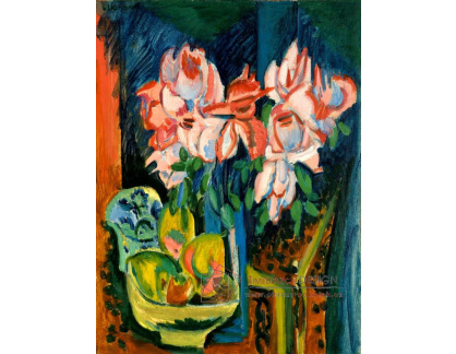 D-8243 Ernst Ludwig Kirchner - Růžové růže