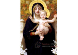 R15-90 Adolph William Bouguereau - Madona mezi liliemi