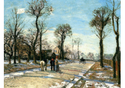 VCP-294 Camille Pissarro - Cesta pod sněhem v zimním slunci