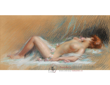 A-8789 Delphin Enjolras - Ležící nahá žena
