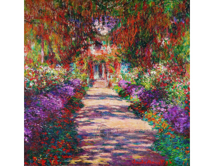 D-8453 Claude Monet - Alej v Monetově zahradě v Giverny