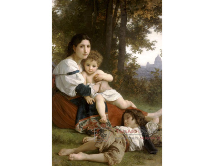 R15-105 Adolph William Bouguereau - Odpočinek