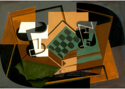 VJG 65 Juan Gris - Šachovnice, sklo a mísa