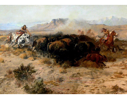 VSO 1146 Charles Marion Russell - Lov na bizony