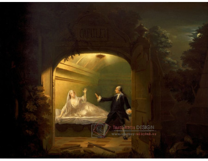 SO XI-110 Benjamin Wilson - David Garrick a George Anne Bellamy v Romeo a Julie