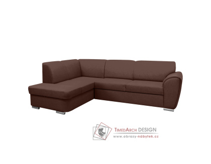 KENAI ROH, sedací souprava - levá, látka Malmo 26 hnědá