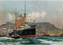 A-3040 Charles Edward Dixon - HMS Good Hope u Mysu Dobré naděje