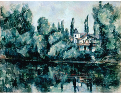 A-8758 Paul Cezanne - Břehy Marny