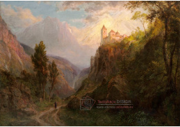D-7214 Frederic Edwin Church - Klášter v San Pedro