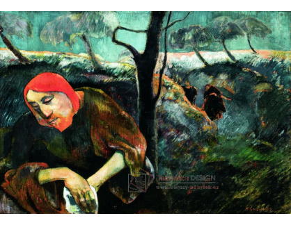 D-7543 Paul Gauguin - Kristus a olivová zahrada