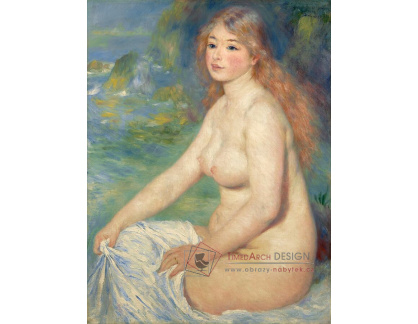 VR14-111 Pierre-Auguste Renoir - Koupající se dívka se světlými vlasy