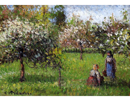 VCP-102 Camille Pissarro - Kvetoucí jabloně v Eragny