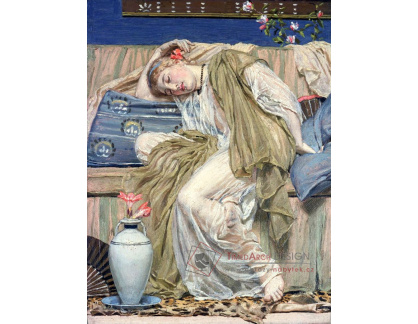 VANG56 Albert Joseph Moore - Spící dívka