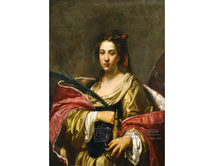 KO V-255 Simon Vouet - Svatá Kateřina