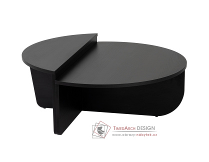 ORION, konferenční stolek 90x60cm, černé dřevo