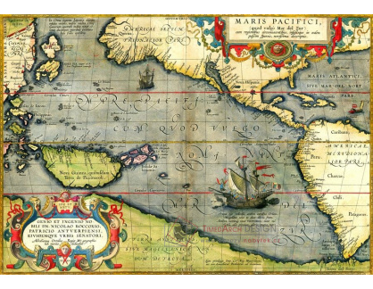 A-7229 Abraham Ortelius - Mapa Pacifiku