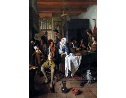 DDSO-2794 Jan Steen - Houslista v hostinci