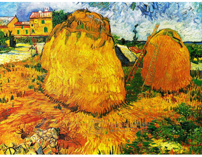 VR2-147 Vincent van Gogh - Pšeničné stohy v Provence