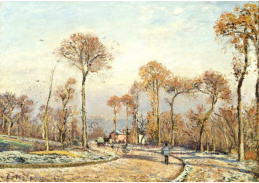 VCP-78 Camille Pissarro - Cesta z Versailles, ranní mráz