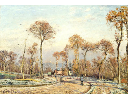 VCP-78 Camille Pissarro - Cesta z Versailles, ranní mráz