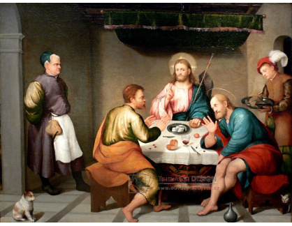 VSO 1056 Jacopo da Ponte - Večeře v Emauzich