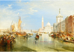 A-2340 Joseph Mallord William Turner - Dogana a San Giorgio Maggiore v Benátkách