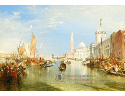 A-2340 Joseph Mallord William Turner - Dogana a San Giorgio Maggiore v Benátkách