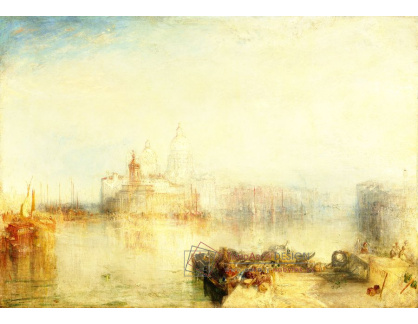 A-2341 Joseph Mallord William Turner - Dogana a Santa Maria della Salute v Benátkách