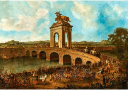 A-7624 Neznámý autor - Triumfální průvod přes Ponte d'Augusto