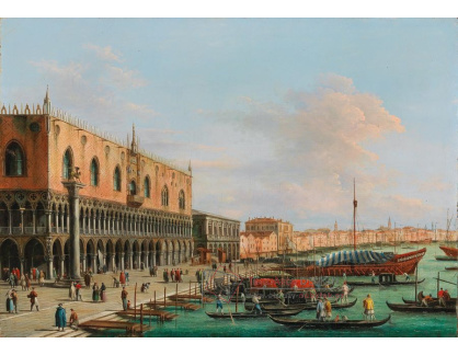 DDSO-3498 Giuseppe Bernardino Bison - Palazzo Ducale a Riva degli Schiavoni v Benátkách