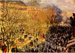 VCM 8 Claude Monet - Bulvar des Capucines v Paříži