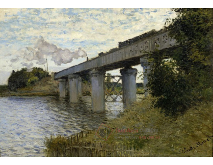 VCM 146 Claude Monet - Železniční most v Argenteuil