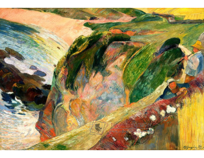 R9-266 Paul Gauguin - Flétnista na skále