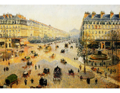 VCP-219 Camille Pissarro - Avenue de l Opera v Paříži