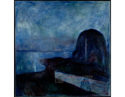 VEM13-114 Edvard Munch -  Hvězdná noc