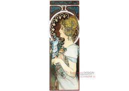 VAM118 Alfons Mucha - Decoration Plume