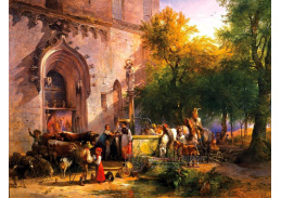 SO III-55 Friedrich Gauermann - U klášterní fontány
