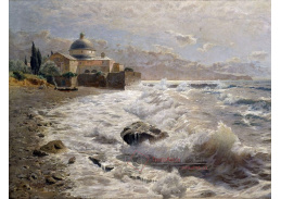 VSO 1017 Franz Xaver Hoch - Italská pobřežní krajina s klášterem