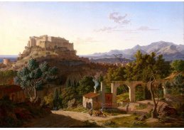 SO IX 488 Leo von Klenze - Krajina s hradem Massa di Carrara