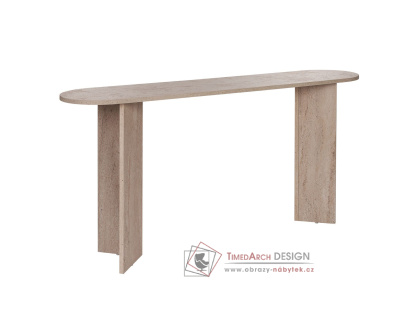 SIRA, konzolový stolek, traventin