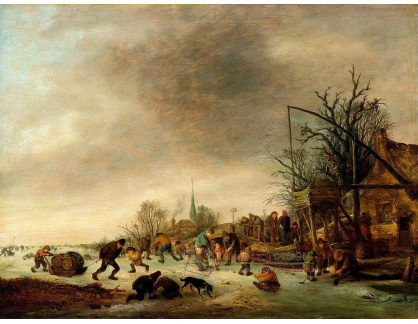 A-1734 Isaac van Ostade - Zimní krajina