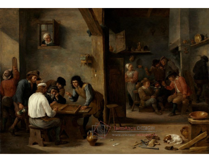 D-7107 David Teniers - Hra v kostky