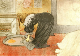 R7-233 Henri Toulose-Lautrec - Žena s miskou do koupele